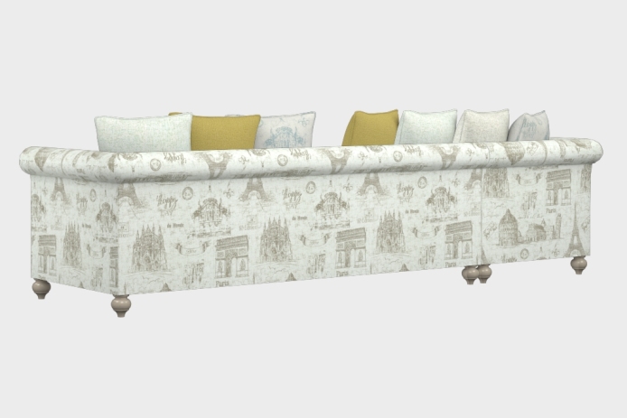 布艺-左三人+右贵妃