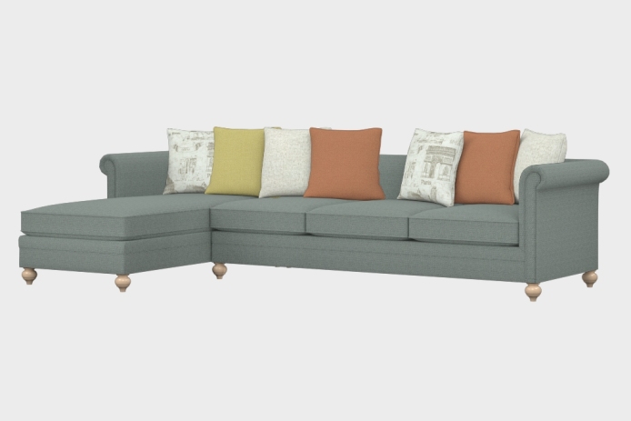 布艺-左三人+右贵妃