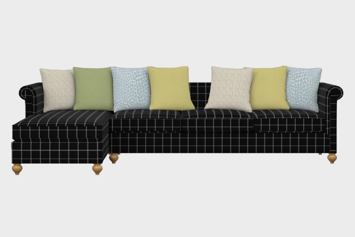 布艺-左三人+右贵妃