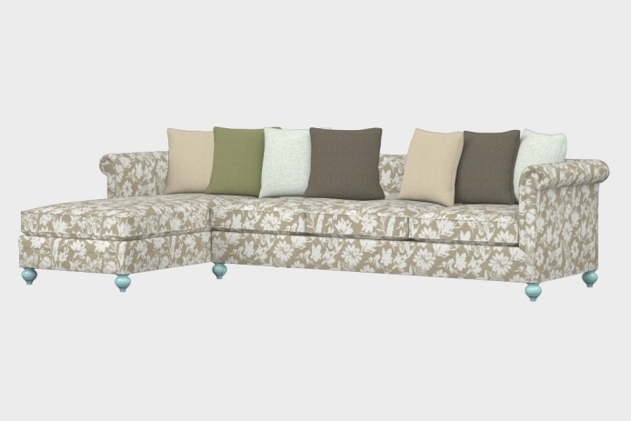 布艺-左三人+右贵妃