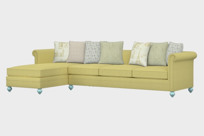 布艺-左三人+右贵妃