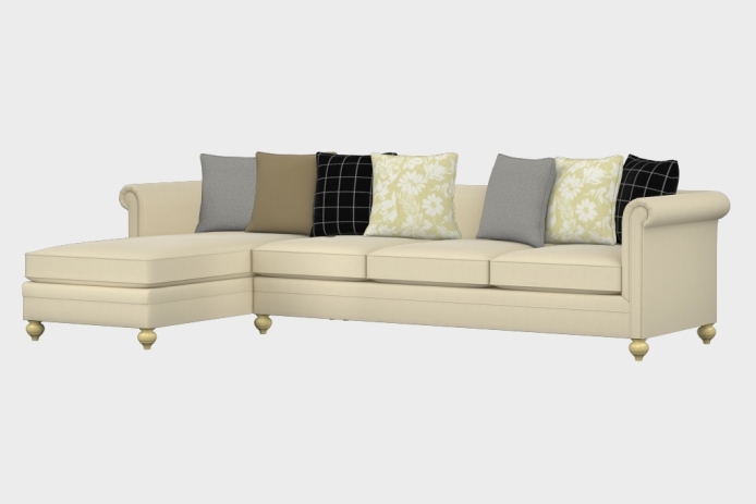 布艺-左三人+右贵妃