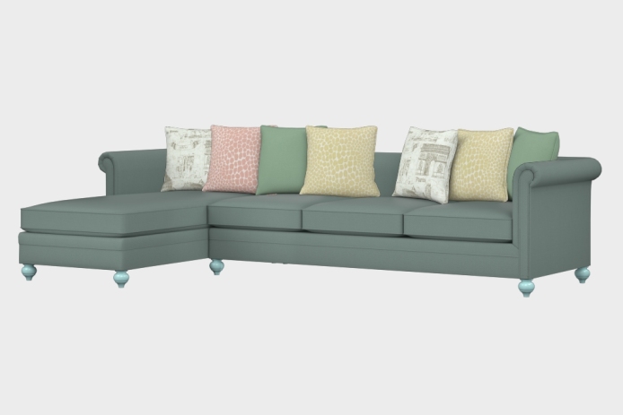 布艺-左三人+右贵妃