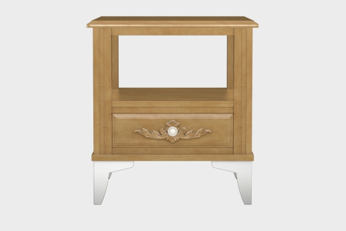 双层上隔板边几