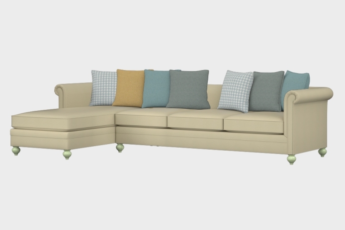 布艺-左三人+右贵妃