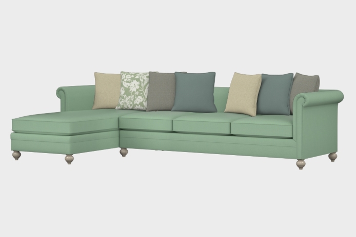 布艺-左三人+右贵妃