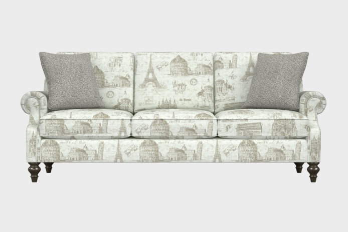 爵士款三人沙发