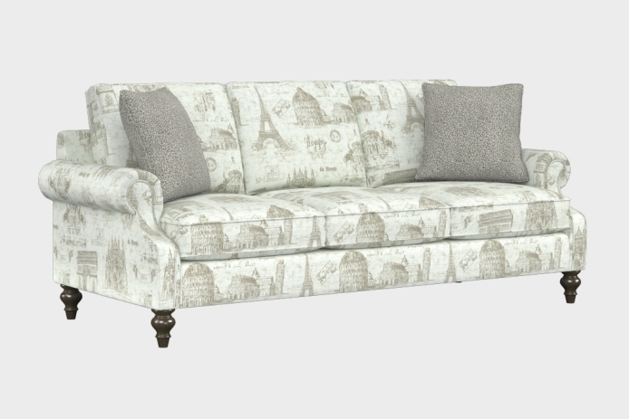 爵士款三人沙发