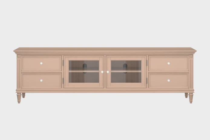 四抽双开门电视柜