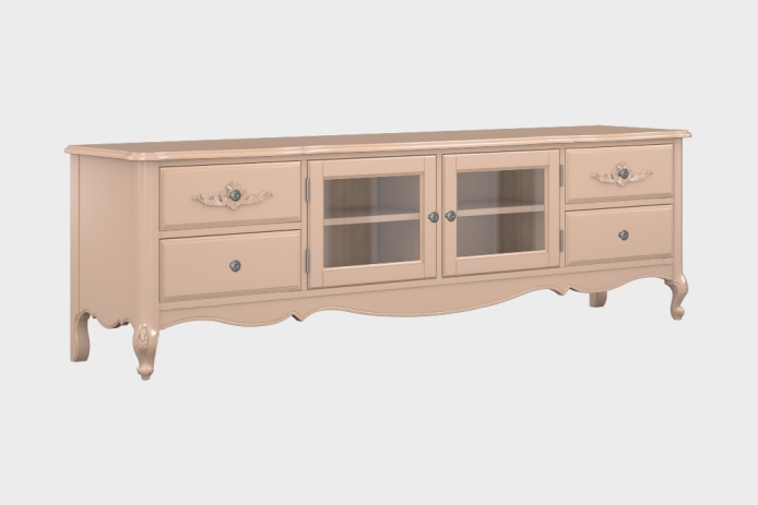 四抽双开门电视柜