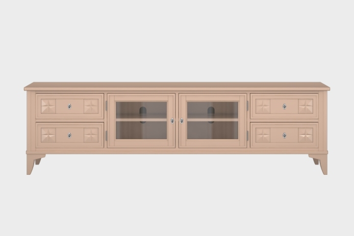 四抽双开门电视柜