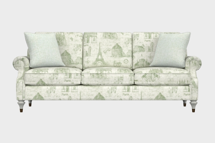 爵士款三人沙发