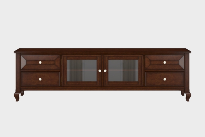 四抽双开门电视柜