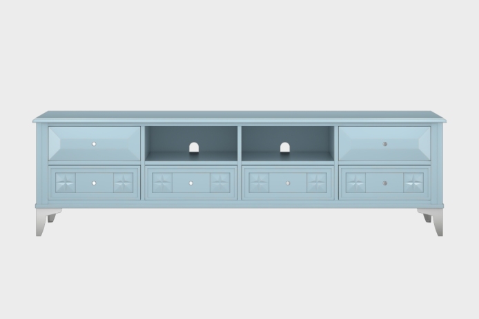 六抽双隔板电视柜
