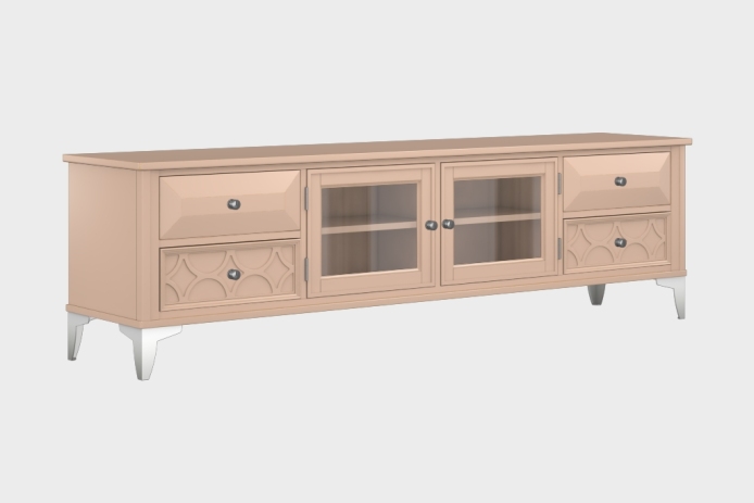 四抽双开门电视柜