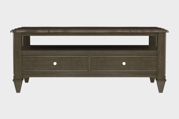 双抽上隔板茶几