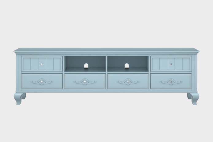六抽双隔板电视柜
