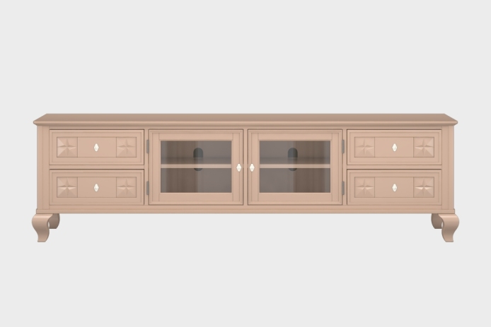 四抽双开门电视柜