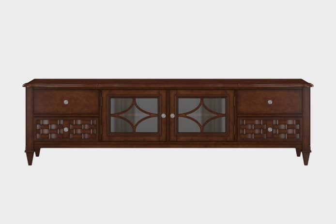 四抽双开门电视柜