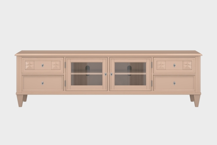 四抽双开门电视柜