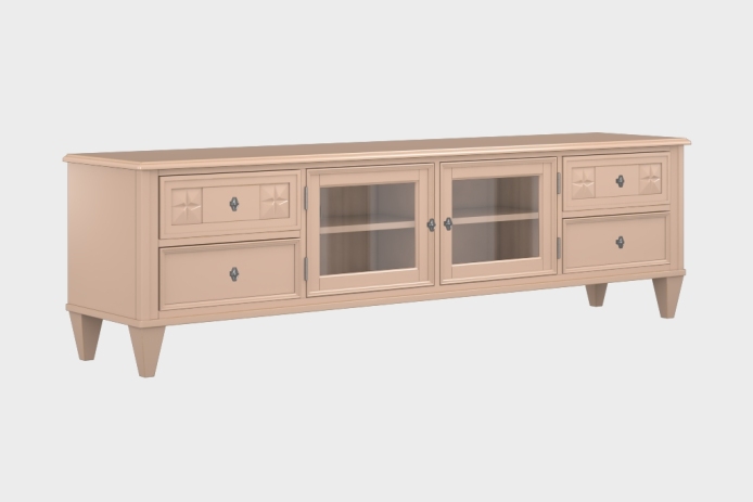 四抽双开门电视柜