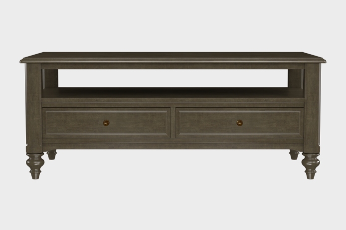 双抽上隔板茶几