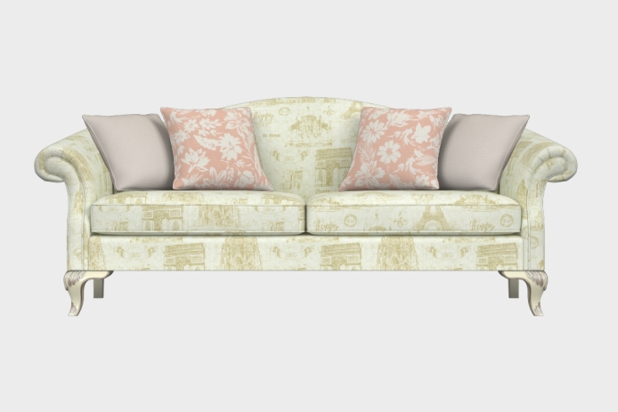 羽翼款三人沙发