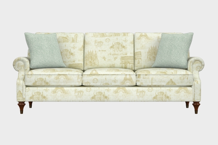 爵士款三人沙发