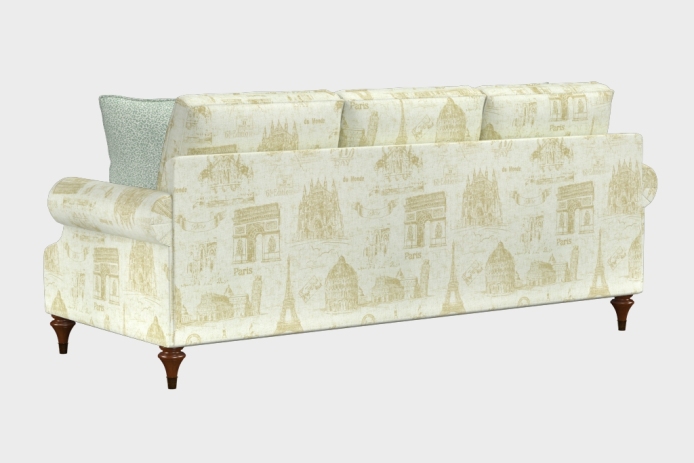 爵士款三人沙发