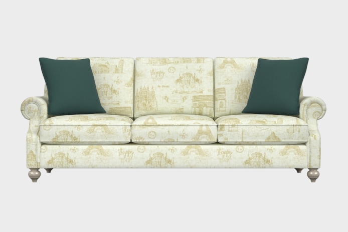 爵士款三人沙发