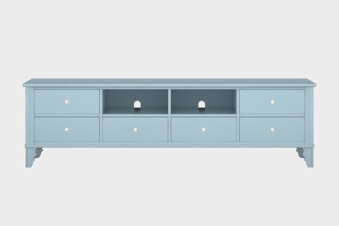 六抽双隔板电视柜