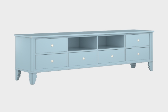 六抽双隔板电视柜