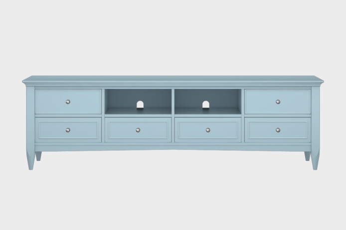 六抽双隔板电视柜