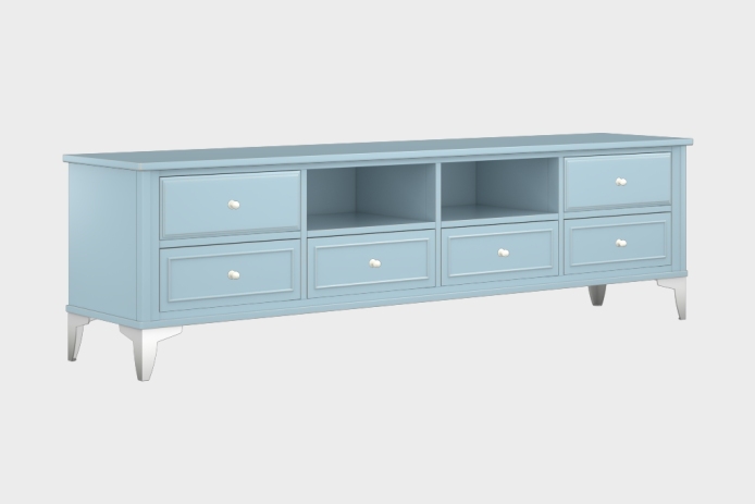 六抽双隔板电视柜