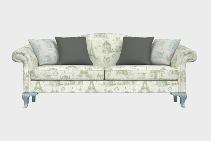 羽翼款三人沙发