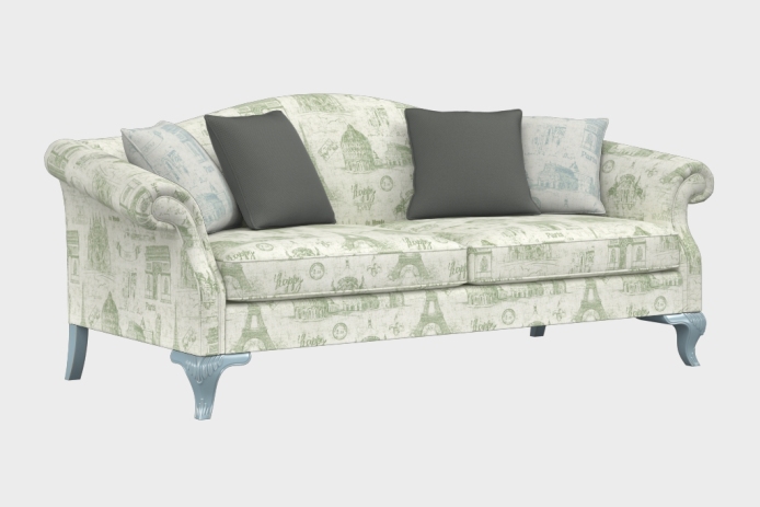 羽翼款三人沙发