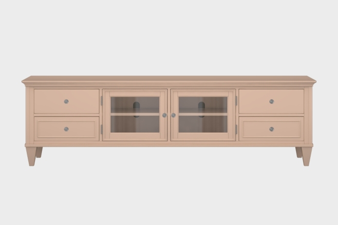 四抽双开门电视柜