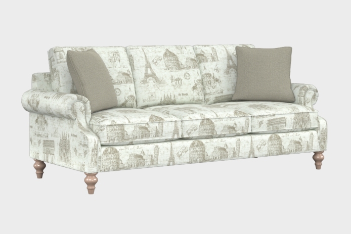 爵士款三人沙发