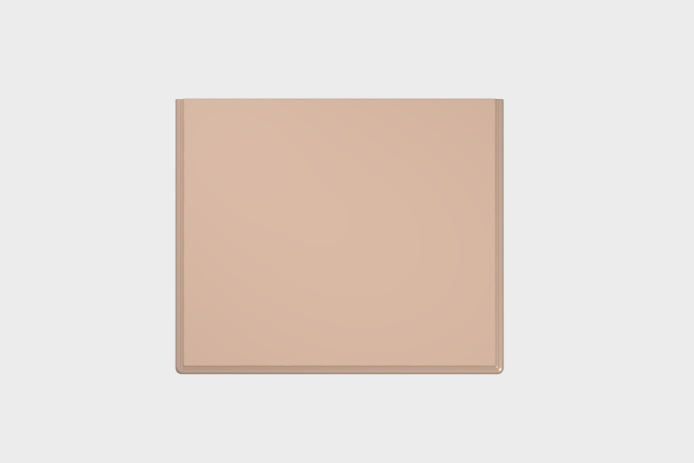 单抽隔板床头柜