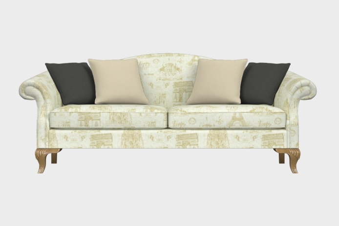 羽翼款三人沙发