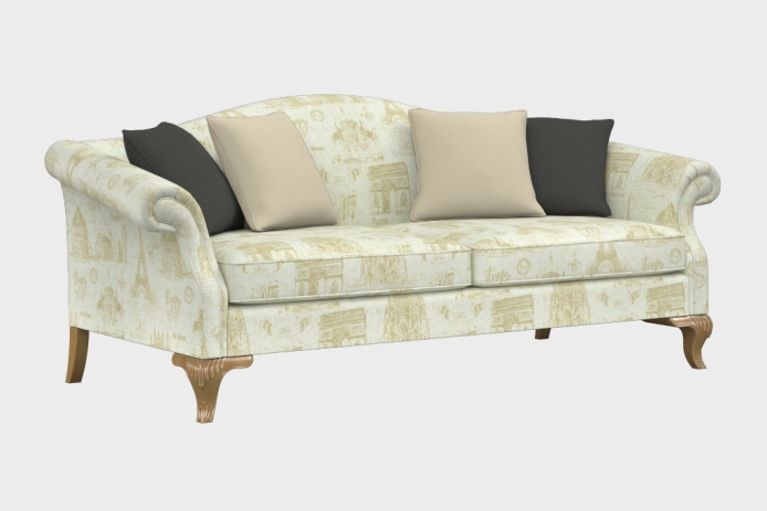 羽翼款三人沙发