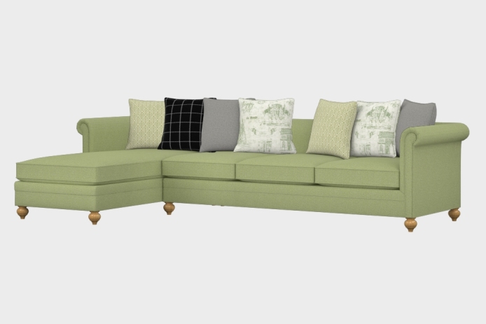 布艺-左三人+右贵妃