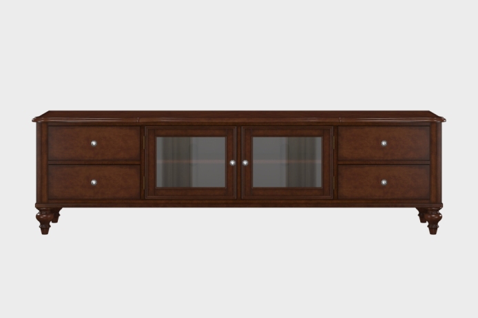 四抽双开门电视柜