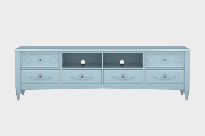 六抽双隔板电视柜