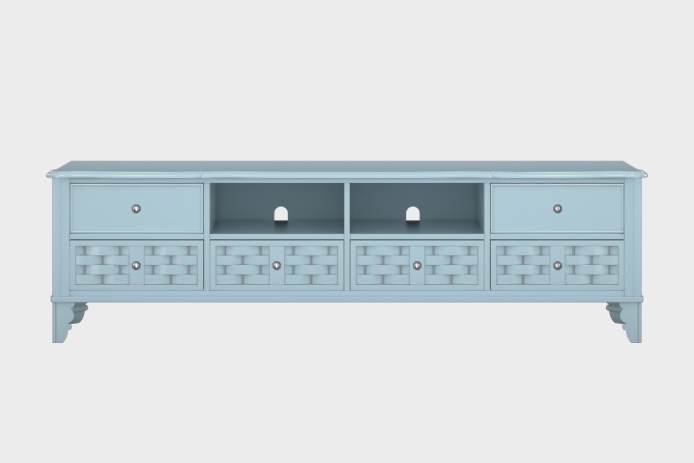 六抽双隔板电视柜