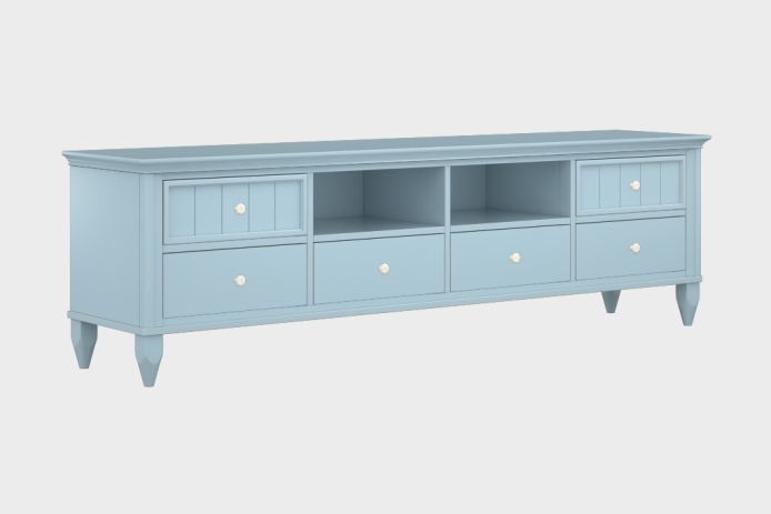 六抽双隔板电视柜