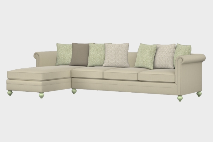 布艺-左三人+右贵妃