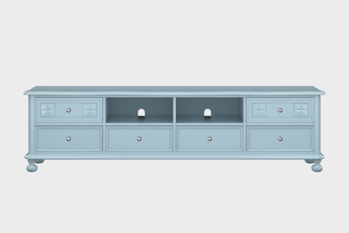 六抽双隔板电视柜