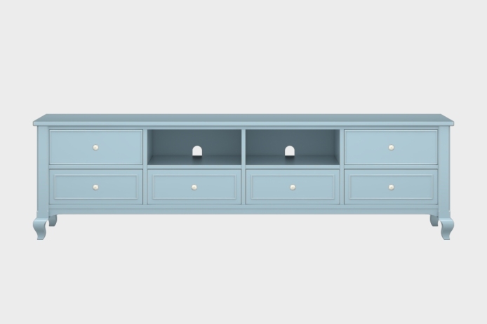 六抽双隔板电视柜