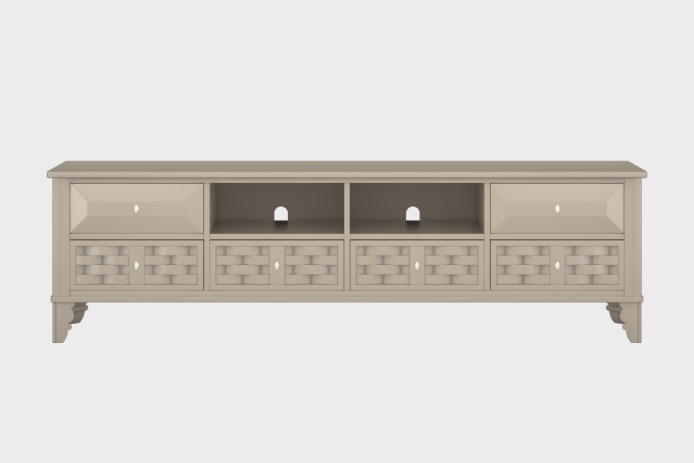 六抽双隔板电视柜